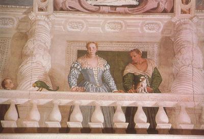 Paolo  Veronese Giustiana Barbaro and her Nurse (mk08) Sweden oil painting art